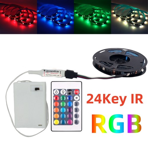 Battery power led strip 5m - led, 1m-5m
