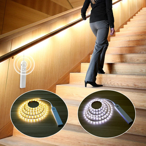 White pir motion sensor led - motion,