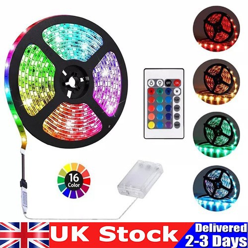 Battery power led strip - power, 1m-5m