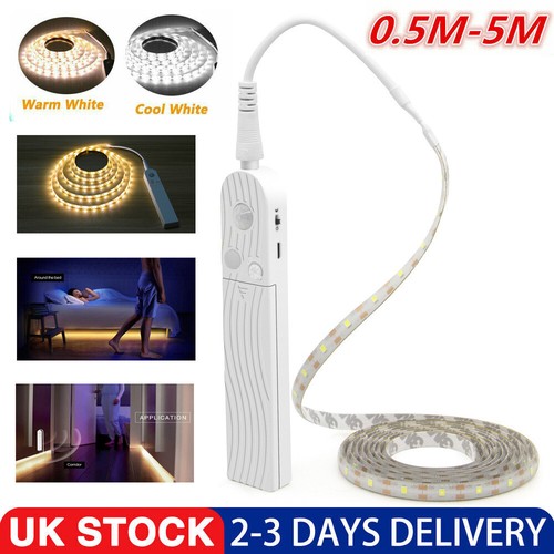 White pir motion sensor - sensor, led