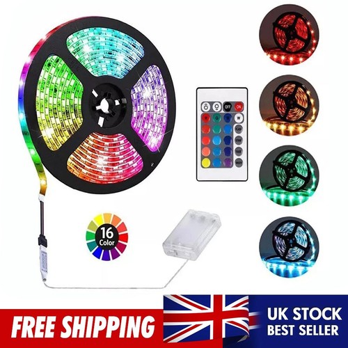 Battery power led strip 5m - led,