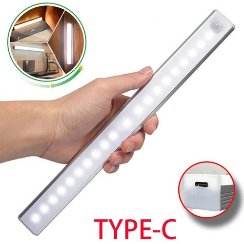 Led motion sensor rechargeable - led,