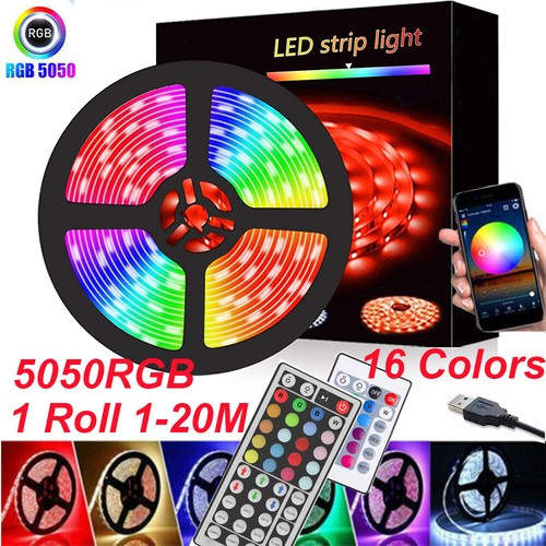 Led strip lights usb 20m - strip,