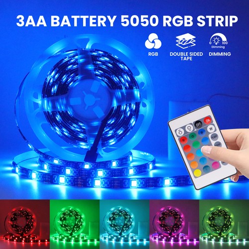 Battery powered led strip - 5v,