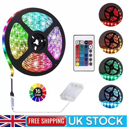 Battery power led strip - battery,