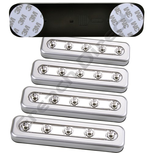 Silver led strip - strip, push