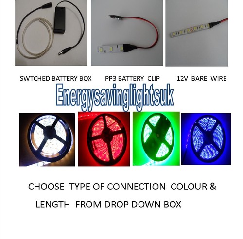Led strip lights battery - 9v,