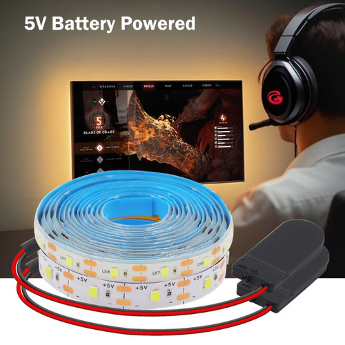Battery powered led strip - battery,