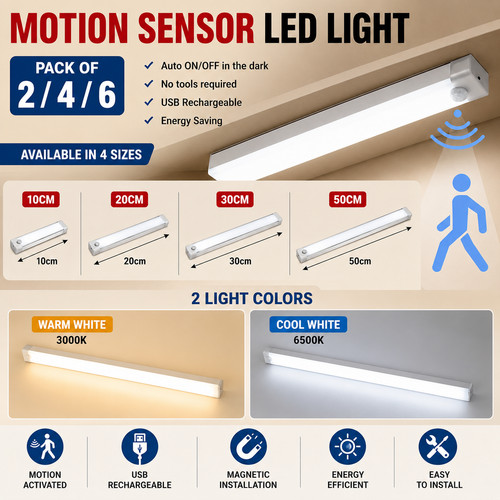 Motion sensor led wireless - sensor,
