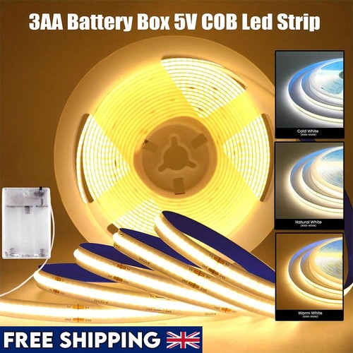 Battery powered cob led - cob, strip
