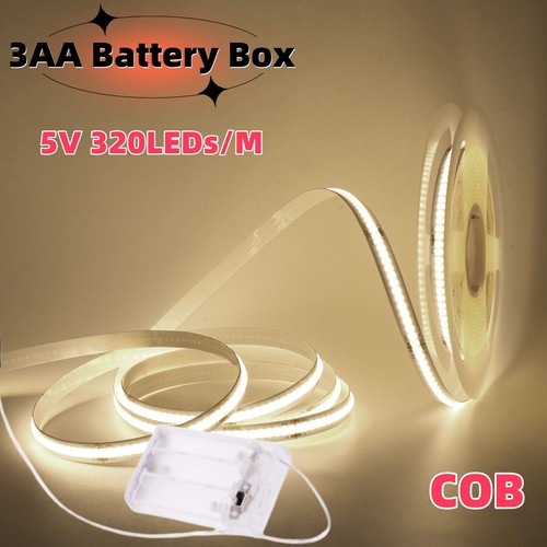 Battery powered cob led - 5v,